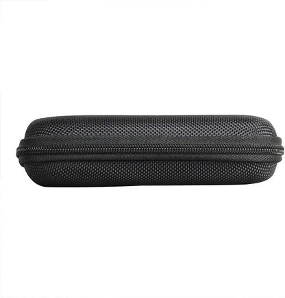 Black hard travel case for INIU 10000mAh portable charger from Tech Stop, designed for secure storage and protection.