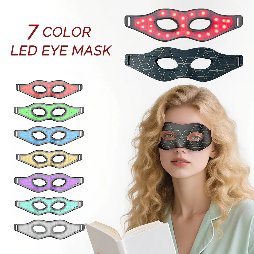 Tech stop eye massager for dark circles and eye bags, featuring a sleek design for effective eye care and beauty treatment.