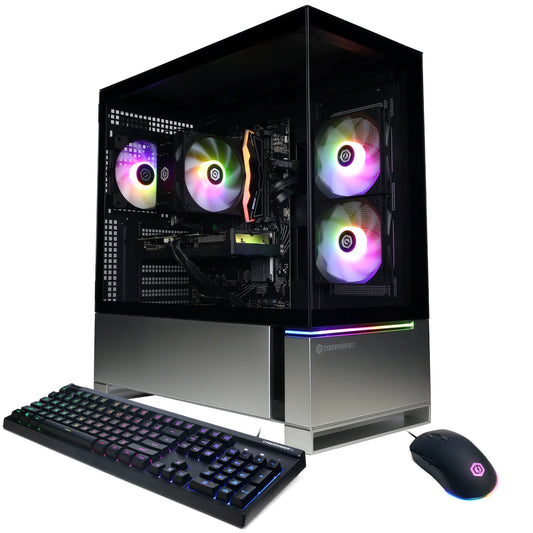 Tech stop Gamer Master Gaming PC with AMD Ryzen 5 8400F, NVIDIA RTX 5050 8GB, 16GB DDR5, 1TB SSD, sleek black case