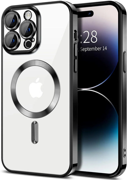Slim, shockproof black phone case for Apple iPhone 15 Pro Max by Tech Stop, with a protective and sleek design.