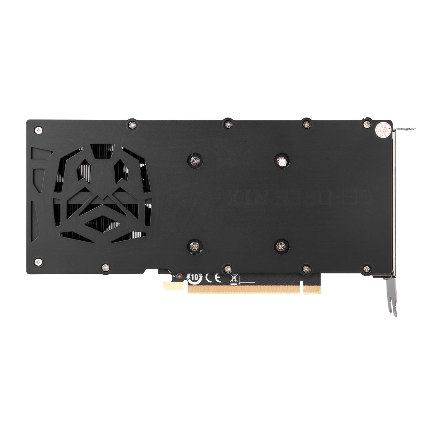 Tech Stop RTX 3060Ti 8GB graphics card with GDDR6, PCIe 4.0 interface, and cooling fans for gaming and high-performance video rendering.