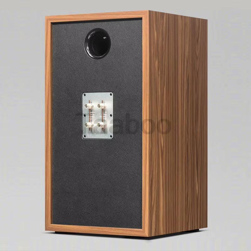 8-inch three-way labyrinth speaker empty wooden box by Tech Stop, ideal for DIY bookshelf home audio passive speaker.