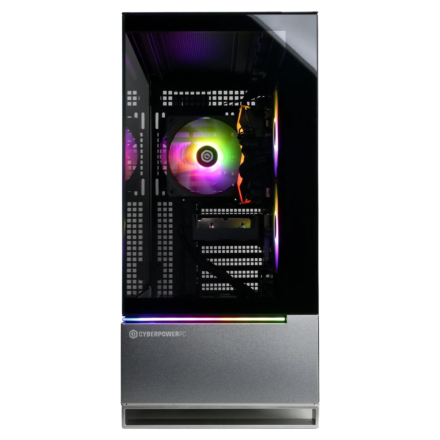 Tech Stop Gamer Master Gaming PC with AMD Ryzen 5 8400F, NVIDIA RTX 5050 8GB, 16GB DDR5, 1TB SSD on desktop setup
