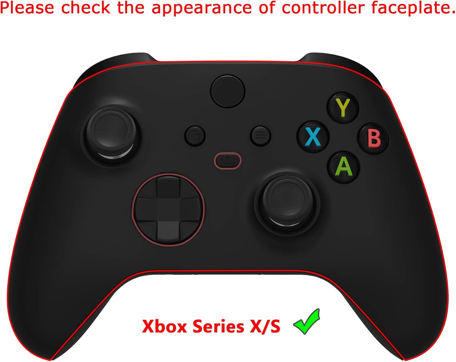Tech Stop custom nebula galaxy shell for Xbox Series X/S controller, front housing replacement for Xbox Core wireless controller.