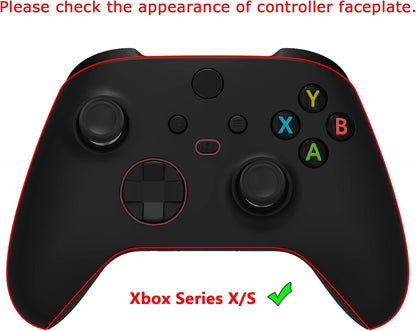 Tech Stop custom nebula galaxy shell for Xbox Series X/S controller, front housing replacement for Xbox Core wireless controller.